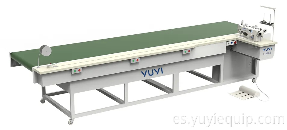 Vista frontal de la máquina
